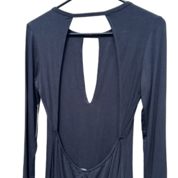 NWT Lulus Cutout Hole Little Black Mini Dress Fitted Bodycon, Size Large, Party - Picture 6 of 16